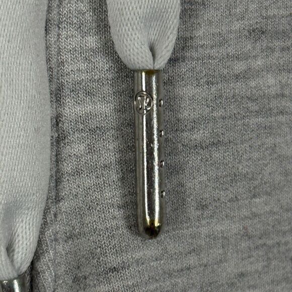 Lululemon Pants Womens 10 Gray Warm Down Joggers Drawstring Stretch Casual - Picture 4 of 12